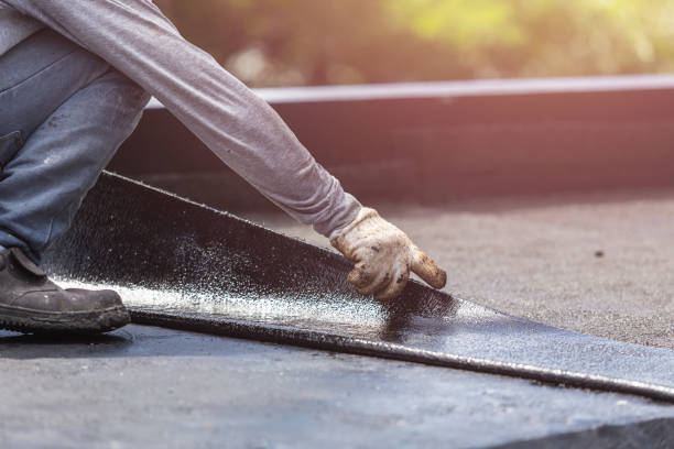Professional Waterproofing technician working in Monroe, WI